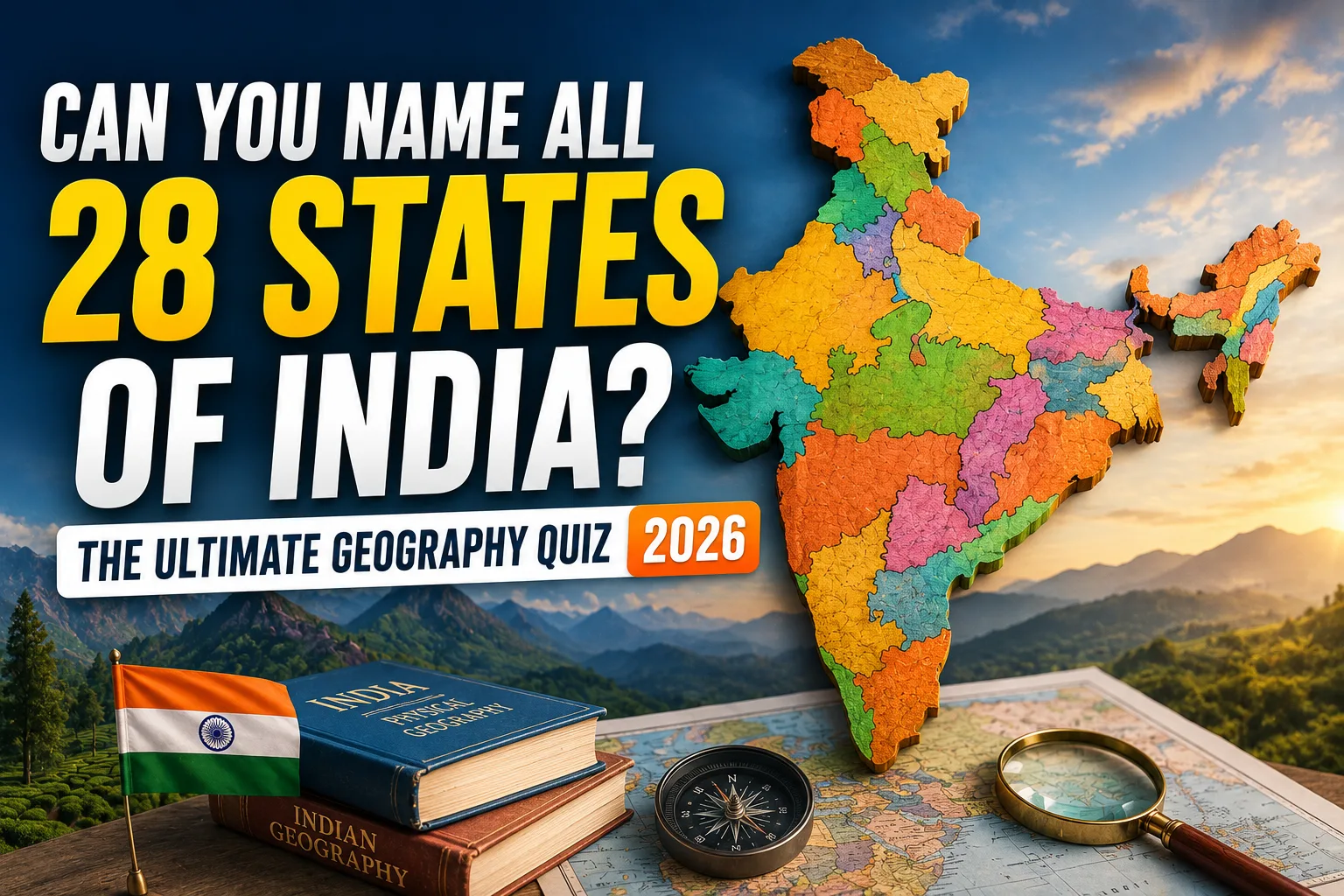 Can You Name All 28 States of India? The Ultimate Geography Quiz 2026