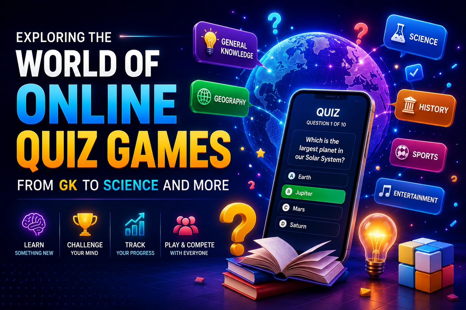 Exploring the World of Online Quiz Games: From GK to Science and More