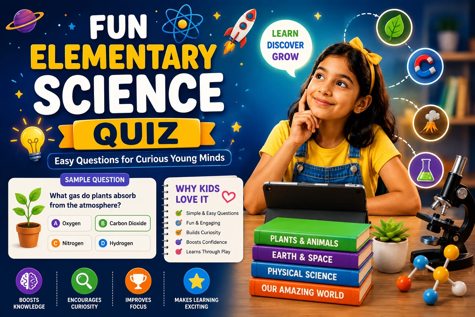 Fun Elementary Science Quiz: Easy Questions for Curious Young Minds