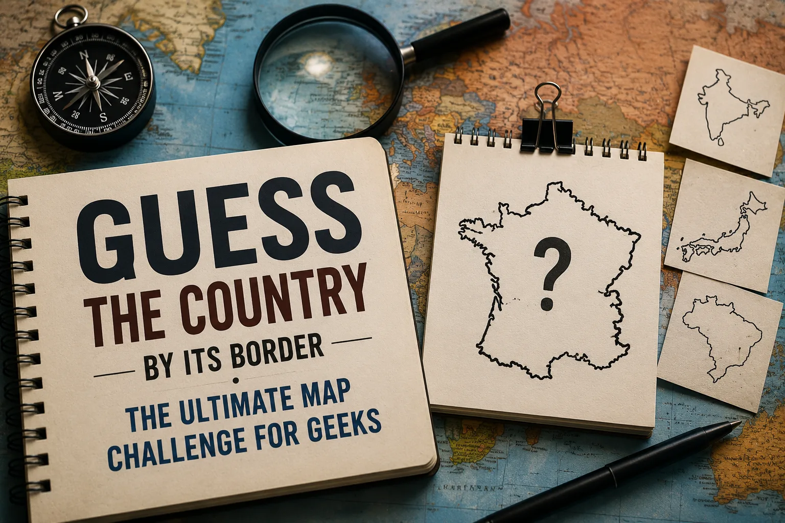 Guess the Country by Its Border: The Ultimate Map Challenge for Geeks