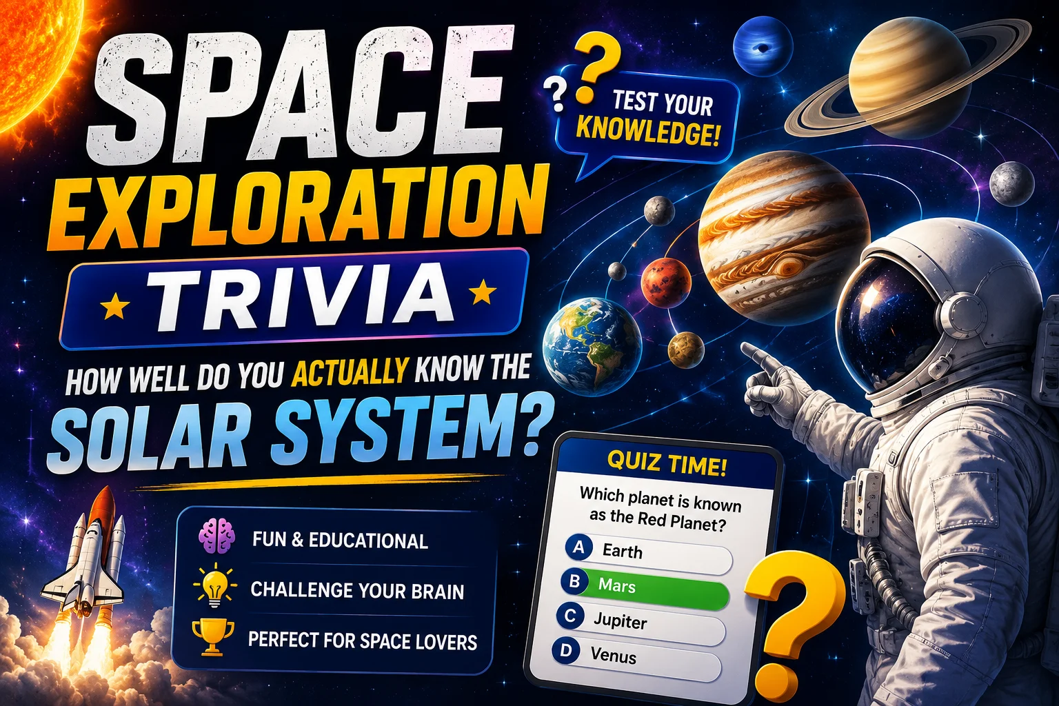 Space Exploration Trivia: How Well Do You Actually Know the Solar System?